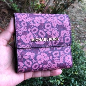 Michael kors jet set travel small wallet card case